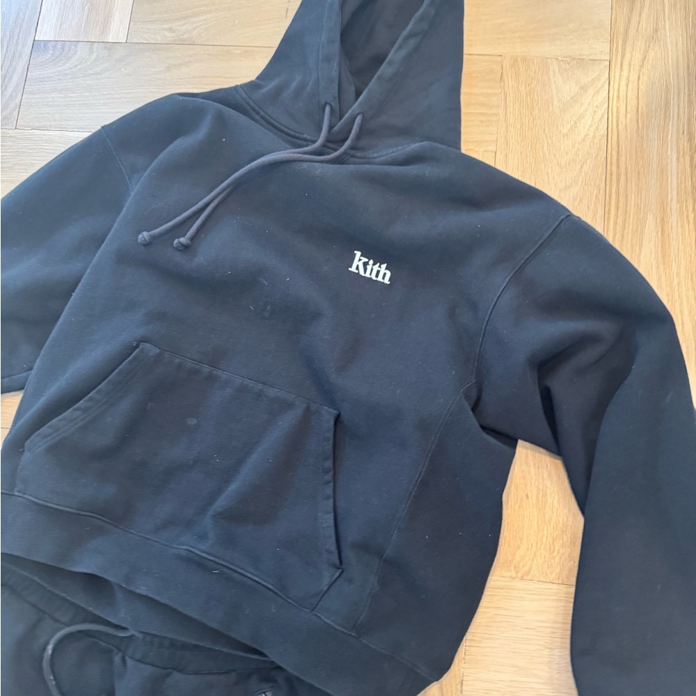 🖤 Kith Compact Knit Williams III Hoodie Jogger Set – Black (FW20) 🖤 size large